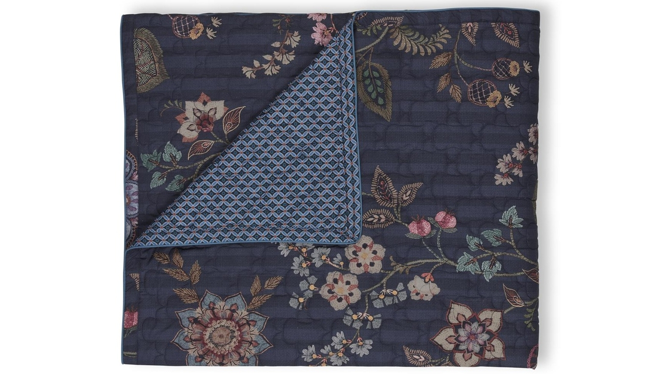 Sleepworld Bedsprei Pip Studio Buenas Noches Quilt - Donkerblauw