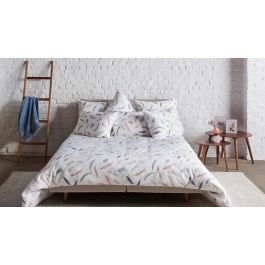 Dekbedovertrek Passion Home Linen Feather - Blue