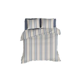 Dekbedovertrek Romanette Nendaz - Beige Blauw