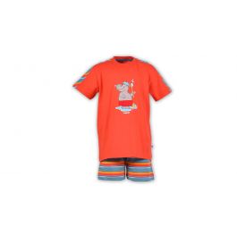 Unisex Pyjama, Grenadine Rood, Nijlpaard