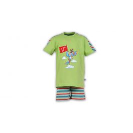 Unisex Pyjama, Limoen Groen, Papegaai