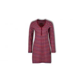 Woody Dames Slaapkleed Rood-Blauw Gestreept