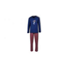 Woody Mannen Pyjama Blauw