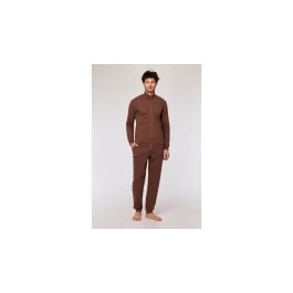 Huispak Heren Woody Sweater Rits - Bruin
