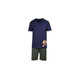 Woody Mannen Pyjama Donkerblauw