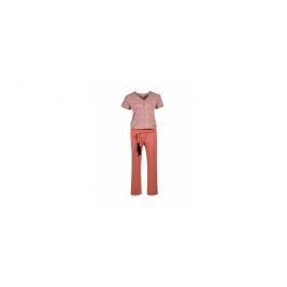 Lordsxlilies dames pyjama abrikoos met bloemen
