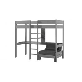 Mezzanine Bed Vipack Pino met Zetelbed