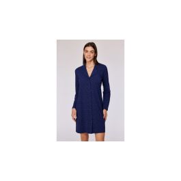 Slaapkleed Dames Wolkjes - Donkerblauw