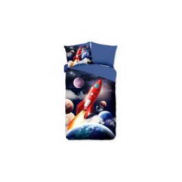 Dekbedovertrek Kids Pure Rocket - Blue