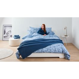 Dekbedovertrek Passion Home Linen Berty - Blue