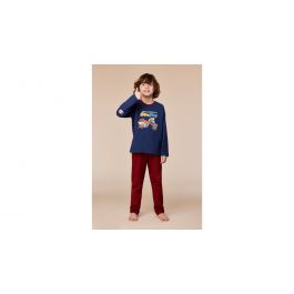 Pyjama Jongens Woody Pony Rode Broek - Donkerblauw