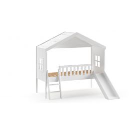 Huisbed Vipack Housebed met Glijbaan