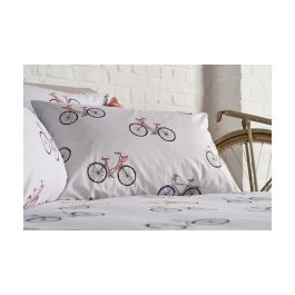 Dekbedovertrek Passion Home Linen Velo Bicyclette - Greige