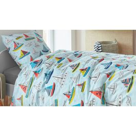 Beddinghouse Kids Boaty Dekbedovertrek - Blauw
