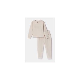 Kinder Pyjama Unisex Woody Gekleurde Dotjes - Beige