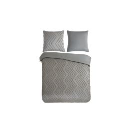 Dekbedovertrek Pure Zigzag - Taupe