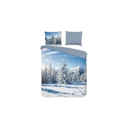 Dekbedovertrek Good Morning Albert Flanel - Blue