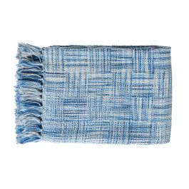 KAAT Amsterdam Hokkaido Plaid - Blauw - 130x170
