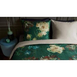 Beddinghouse x Van Gogh Museum Peonies Dekbedovertrek - Groen