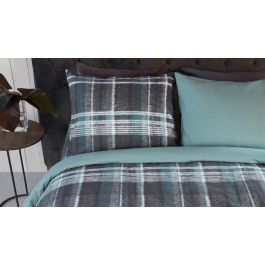 Riviera Maison Tartan Tweed Dekbedovertrek - Blauw