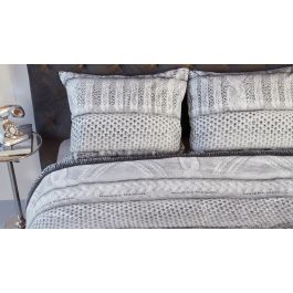 Riviera Maison Tricot Chaud Dekbedovertrek - Grijs