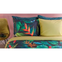 Beddinghouse Tropical Treasure Dekbedovertrek - Groen