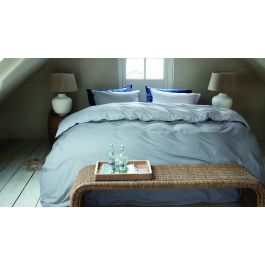 Dekbedovertrek Riviera Maison Emery - Blauwgrijs