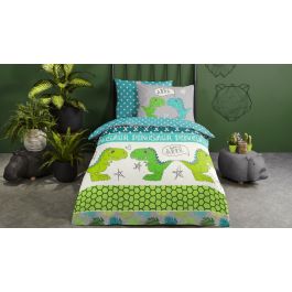 Dekbedovertrek Kids Good Morning Dinosaur - Multi