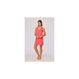 Slaapkleedje Dames Woody V-hals - Rood Roos