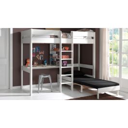 Mezzanine Bed Vipack Pino met Zetelbed