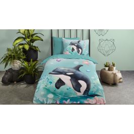 Dekbedovertrek Kids Pure Splash - Mint