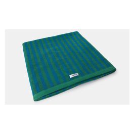 Handdoek Woody Strepen - Donkergroen