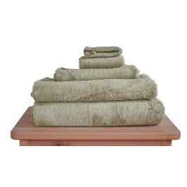 Douchehanddoek beddinghouse care cotton bamboo - Groen