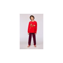 Pyjama Jongens Woody Pony Gestr Broek - Rood