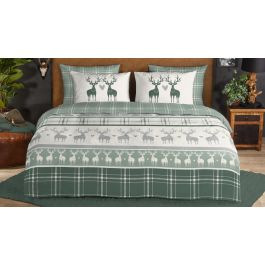 Dekbedovertrek Good Morning Bjirk - Green