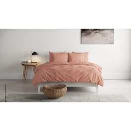 Dekbedovertrek Nomade Washed Cotton Uni - Salmon