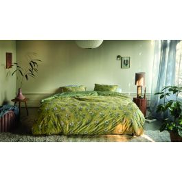 Dekbedovertrek At Home By Beddinghouse Bygone - Olive Green