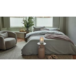 Dekbedovertrek Rivièra Maison Emery - Taupe