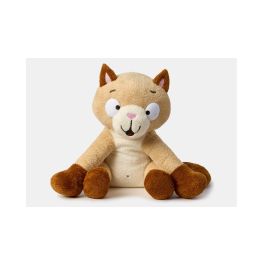 Grote Knuffel Woody Kat - Beige