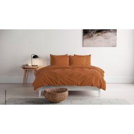 Dekbedovertrek Nomade Washed Cotton Uni - Terra