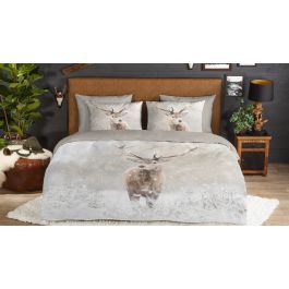Dekbedovertrek Good Morning Snowydeer - Sand