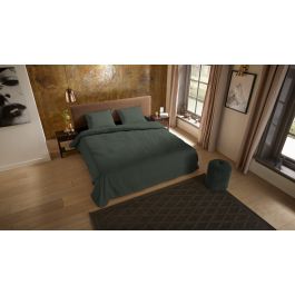Dekbedovertrek Pure Uni - Dark Olive