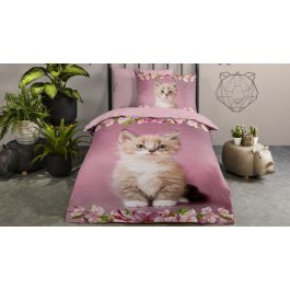 Dekbedovertrek Kids Good Morning Look - Pink