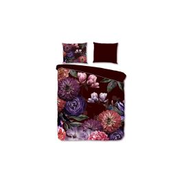 Dekbedovertrek Descanso Bloomie - Bordeaux