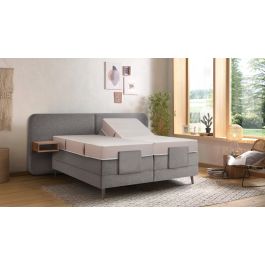 Boxspringset SwissSleep Elektro Luxury Saint-Paul - Eik