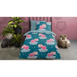 Dekbedovertrek Kids Good Morning Princesse - Petrol