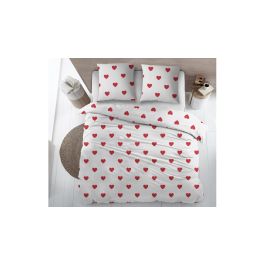 Dekbedovertrek Nomade Evi Flanel - White