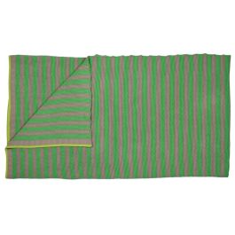 Plaid Pip Studio Bonsoir Stripe Throw - Green
