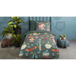 Dekbedovertrek Kids Good Morning Fun - Green