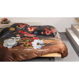 Dekbedovertrek Essenza Blooming Story - Dark Brown